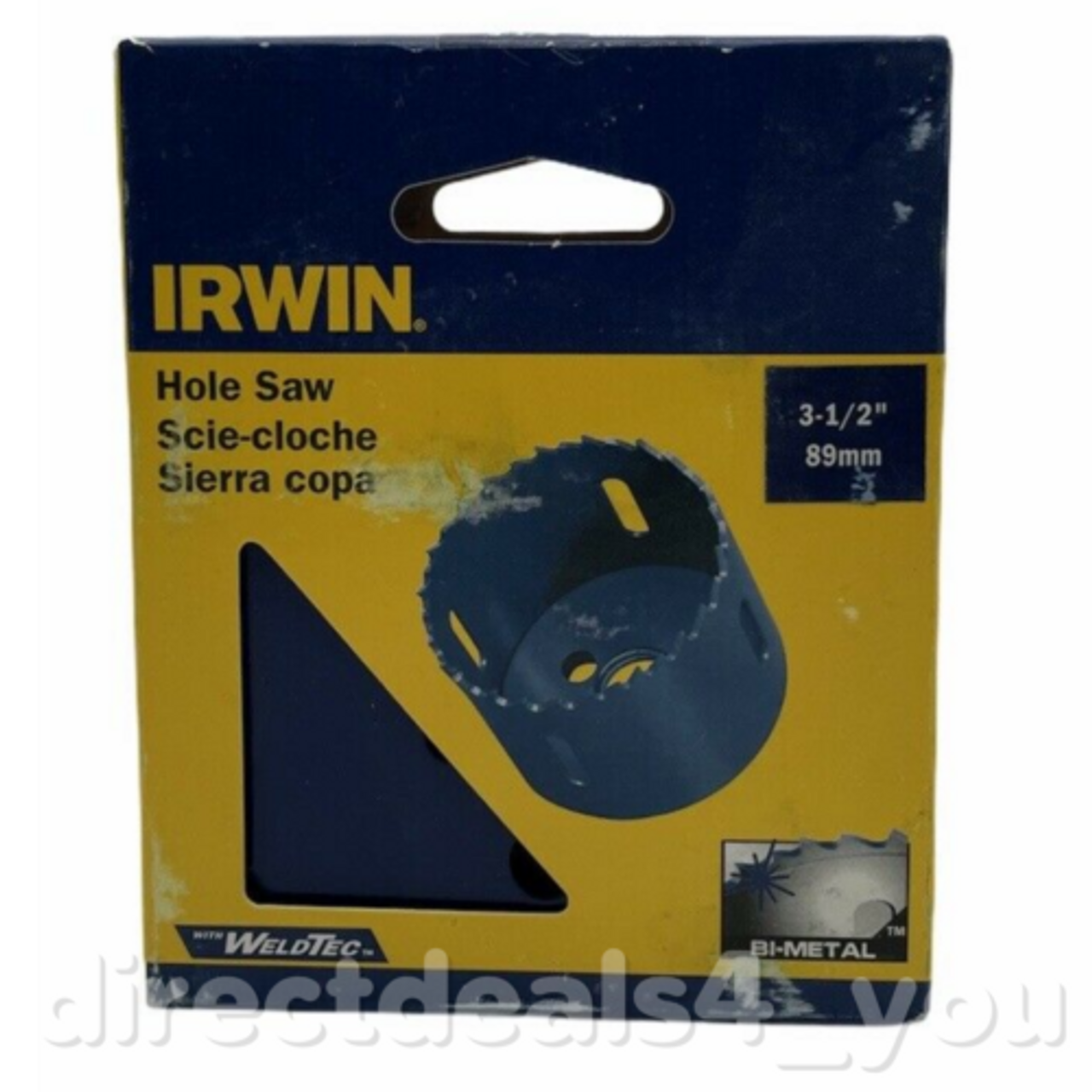 Irwin Bi-Metal Hole Saw 3-1/2” 89 mm # 373312BX Pack of 2 - GOODSZON Discount Store