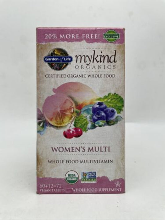 Garden of Life Mykind Organic Women's Multi Multivitamin 72 Tablets Supplement - GOODSZON Discount Store