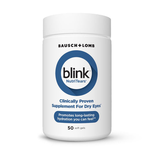 Blink NutriTears Clinically Proven Supplement for Dry Eyes, 50 Softgels, Eye Care Supplement to Hydrate Eyes From Within For Long Lasting Relief You Can Feel - GOODSZON Discount Store