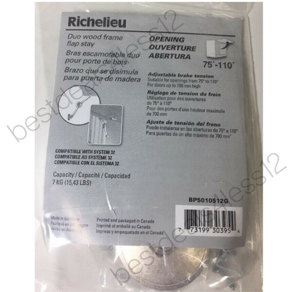 Richelieu Hardware Flap Stay Duo for Wood Door - GOODSZON Discount Store
