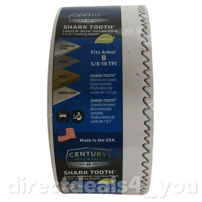 CENTURY DRILL & TOOL 05064 4" Bi-Metal Shark Tooth Hole Saw - GOODSZON Discount Store