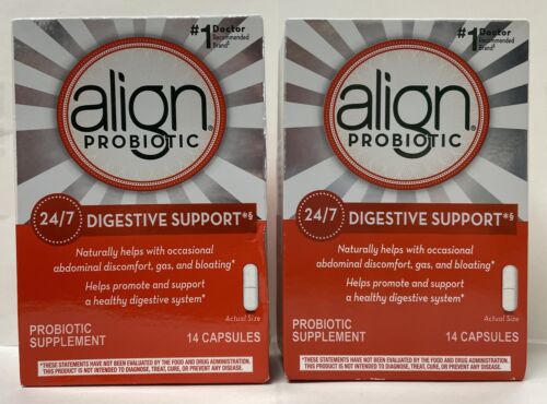 Align Probiotic Daily Digestive Health Supplement 14 Caps Exp 2025 Pack 2 - GOODSZON Discount Store