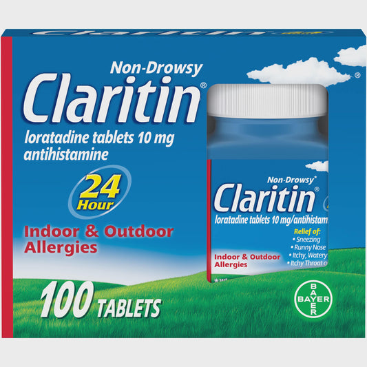 Claritin 24 Hour Allergy Medicine, Antihistamine Tablets, 10 mg, 100 Ct - GOODSZON Discount Store