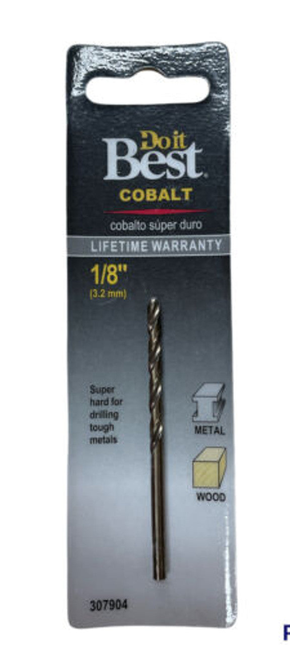 Do it Best 1/8 In. Cobalt Drill Bit 307904 Pack of 4 - GOODSZON Discount Store