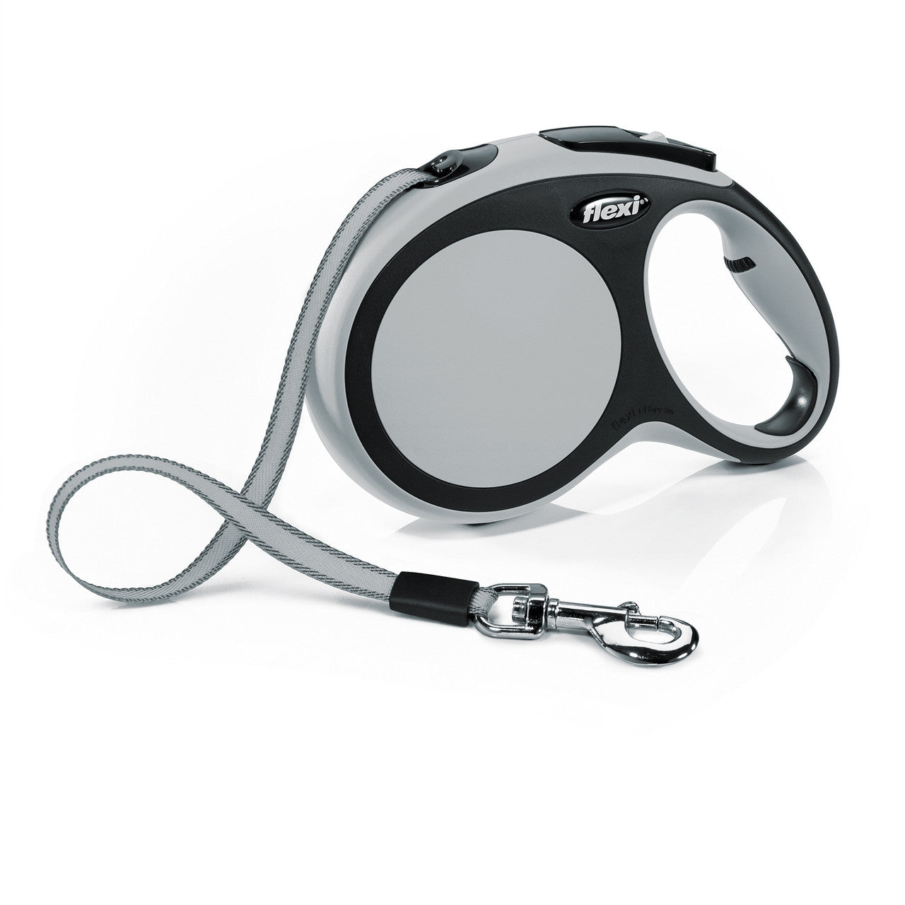 Flexi New Comfort Medium Tape Retractable Dog Leash, 16 ft, Grey (For Dogs up to 55 lbs) - GOODSZON Discount Store
