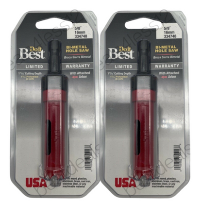 Do it Best Bi-Metal Hole Saw 5/8 16mm (Pack of 2) - GOODSZON Discount Store