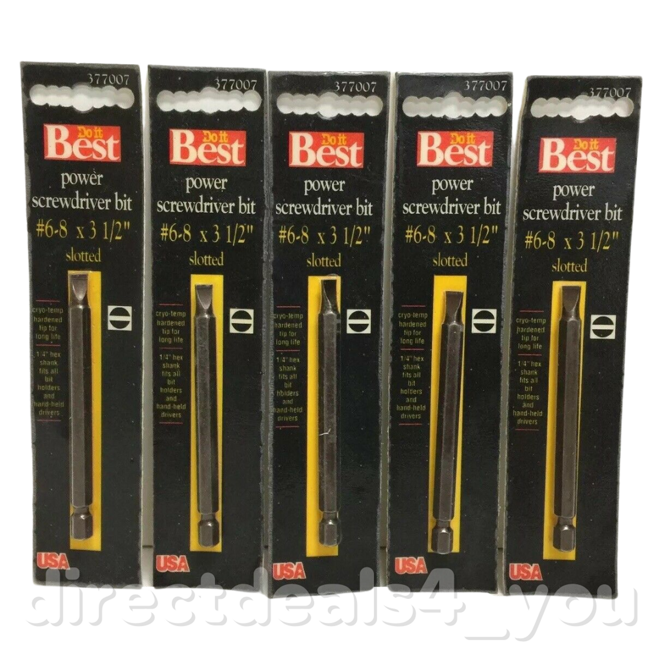 Do It 4" Driver Bit #6-8 377007 Pack of 5 - GOODSZON Discount Store