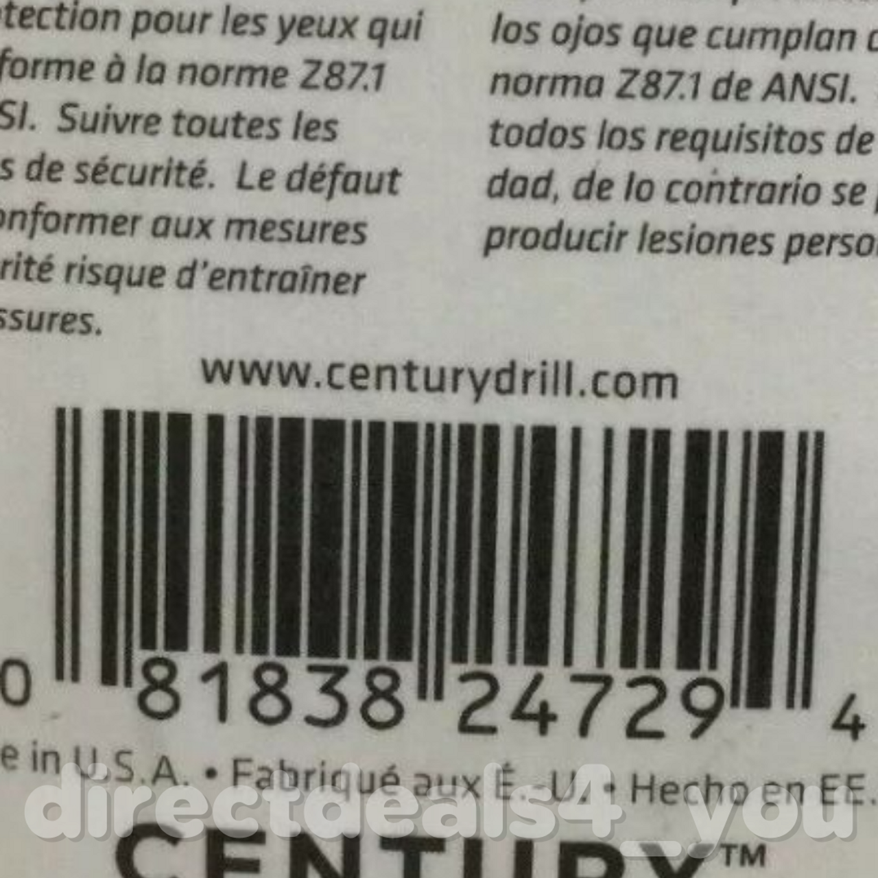 Century Drill & Tool 24729 29/64" Black Oxide Drill Bit Pack of 2 - GOODSZON Discount Store