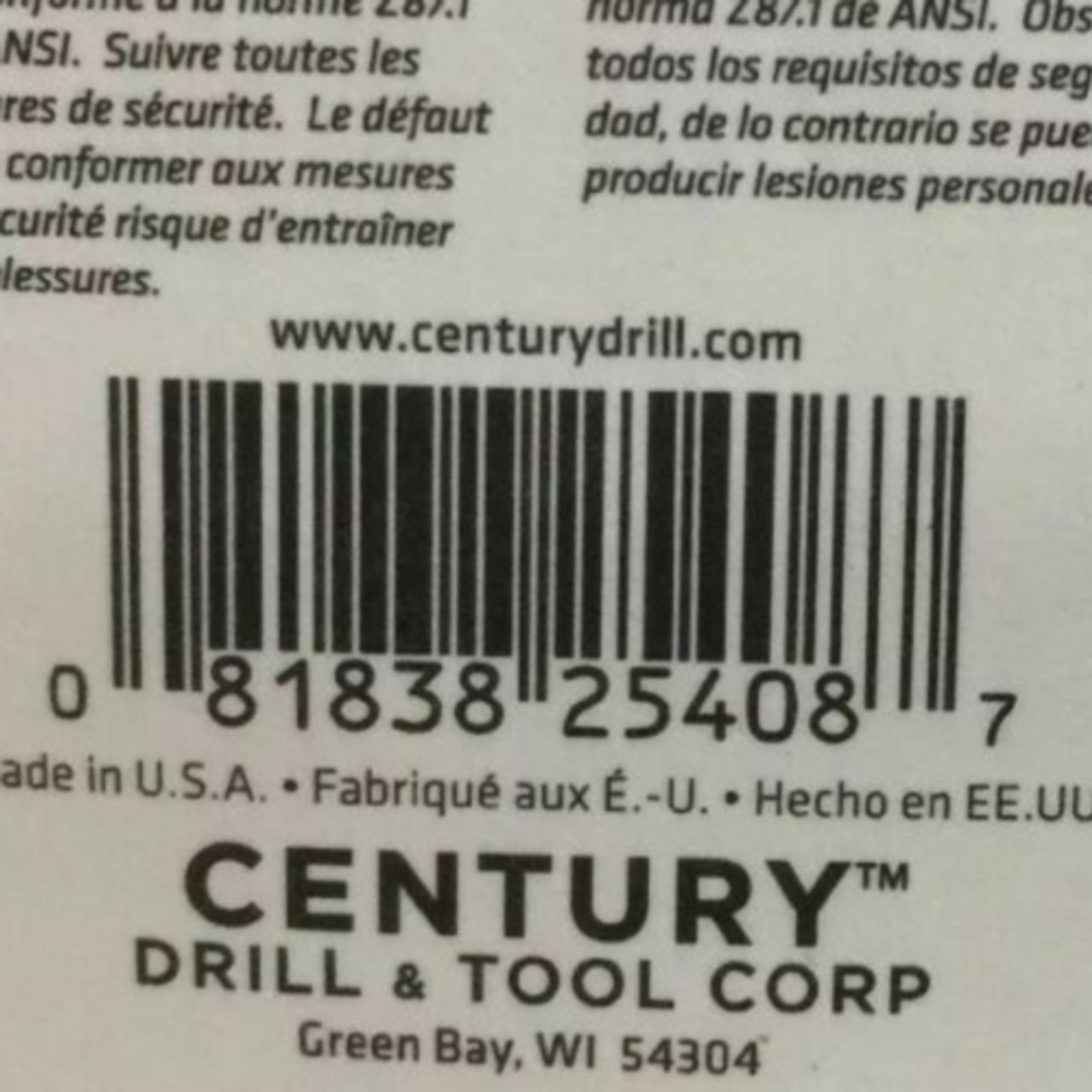 Century Drill&Tool 1/8" Charger High Speed Steel Drill Bit 2 pc Pack of 3 - GOODSZON Discount Store