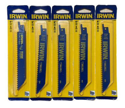 Irwin # 372606 6" 6TPI Reciprocating Saw Blade Pack of 5 - GOODSZON Discount Store