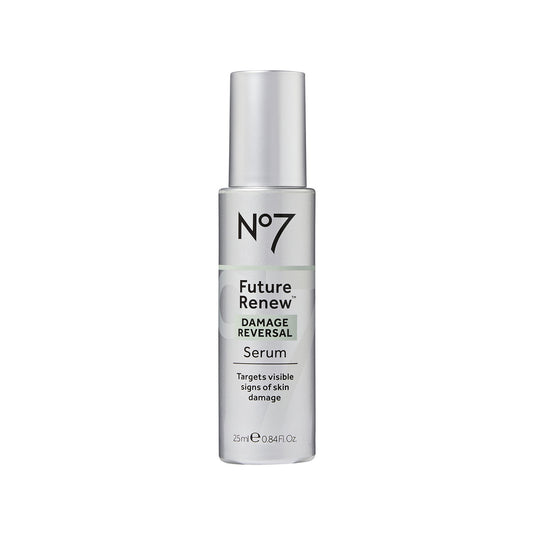 No7 Future Renew Damage Reversal Serum - Anti-Aging Face Serum for Glowing Skin - Hyaluronic Acid + Niacinamide for Sun Damage Reversal - Dermatologist-Approved, Sensitive Skin Suitable (0.84 Fl Oz) - GOODSZON Discount Store