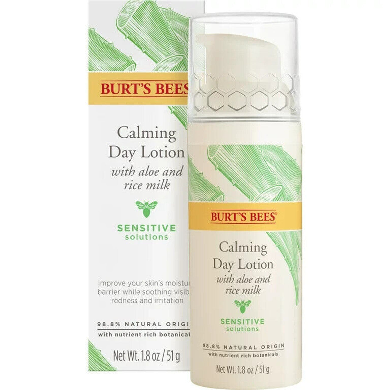 Burt's Bees Sensitive Solutions Calming Face Day Lotion, 1.8 oz Pack of 2 - GOODSZON Discount Store