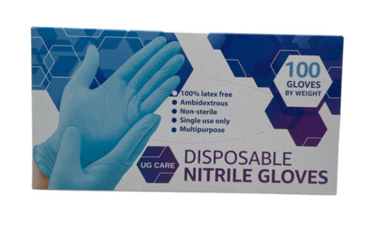 UG Care Disposable Nitrile Gloves Large BOX 2400 pc - GOODSZON Discount Store