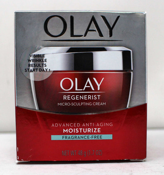 Olay Regenerist Micro-Sculpting Cream Fragrance-Free 1.7 Ounce - GOODSZON Discount Store