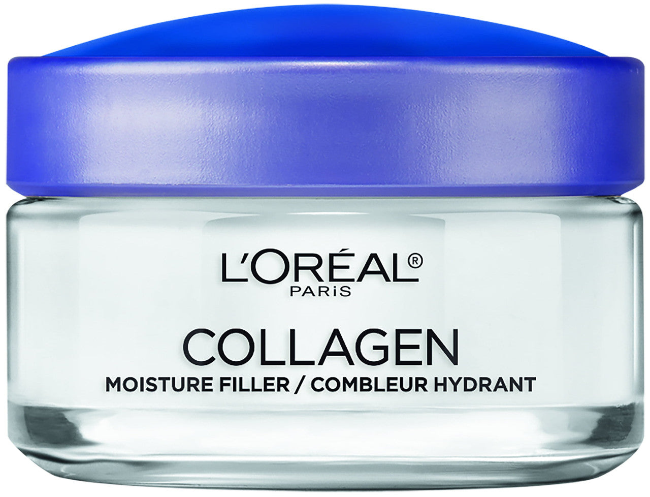 L'Oreal Paris Collagen Moisture Filler Facial Treatment Day Night Cream, Anti-Aging, 1.7 oz - GOODSZON Discount Store