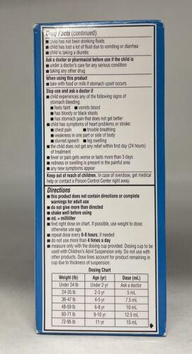 Advil Children's Ibuprofen Oral Suspension - Grape- 4 oz Pack 3 Exp 2026 - GOODSZON Discount Store