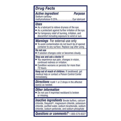 Thera Tears Dry Eye Therapy Lubricant Eye Drops 30 mL Each Pack 2 - GOODSZON Discount Store