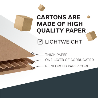 Small Cardboard Boxes 6"L x 4"W x 4"H Set of 100PCS Mailing, Packing, Packaging - GOODSZON Discount Store