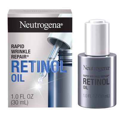 Neutrogena Rapid Wrinkle Repair Retinol Oil Facial Serum, 1.0 fl. oz - GOODSZON Discount Store