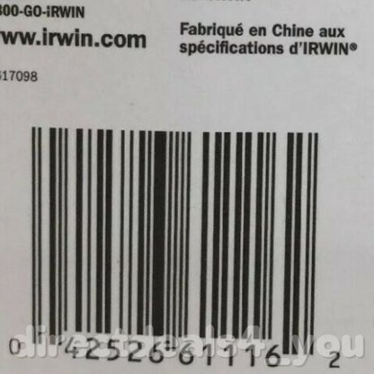 Irwin 61116 1/4" Rotary Masonry Drill Bit Pack of 6 - GOODSZON Discount Store