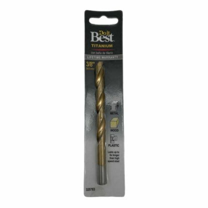Do it Best 325783 3/8-Inch Titanium Drill Bit (Pack of 4) - GOODSZON Discount Store