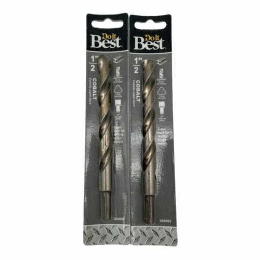 Do it Best 1/2 In. Cobalt Drill Bit 251511DB (Pack of 2) - GOODSZON Discount Store