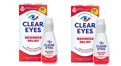 Clear Eyes | Maximum Redness Relief Eye Drops | 0.5 FL OZ Pack of 2 - GOODSZON Discount Store