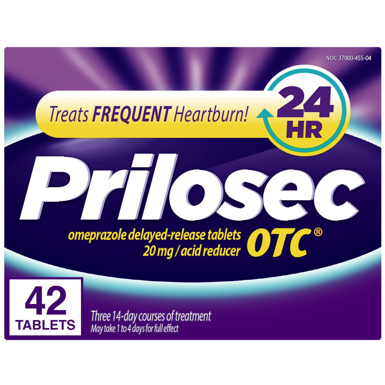 Prilosec OTC Heartburn Relief, Omeprazole, Acid Reducer Tablets 42 Ct - GOODSZON Discount Store
