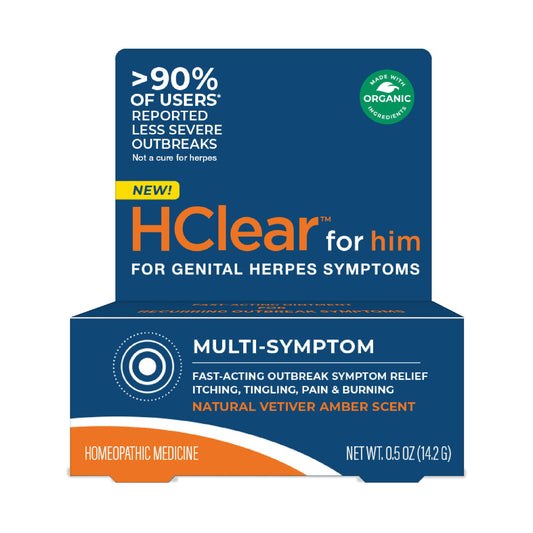 HClear for him - Genital Herpes Symptom Relief- Effective Intimate Relief - Formulated with All-Natural and Organic Ingredients - GOODSZON Discount Store