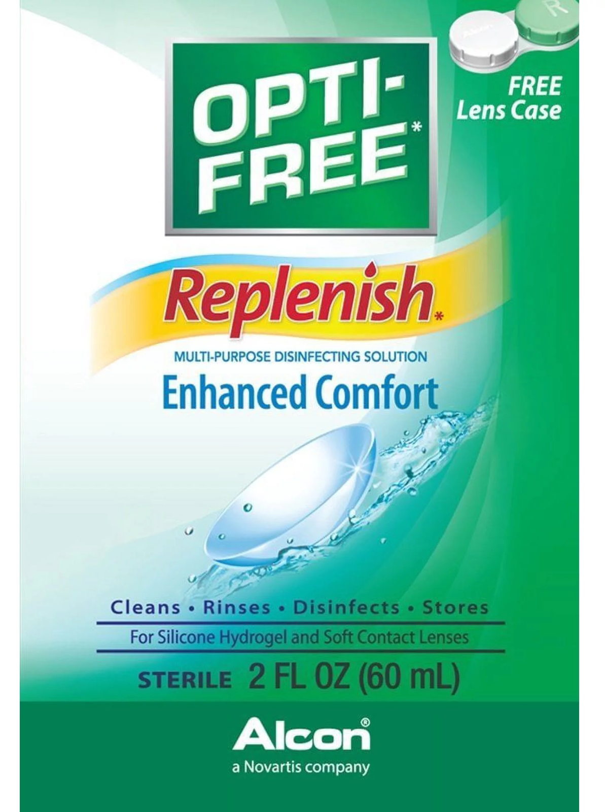 Alcon Opti-Free Replenish Multi-Purpose Disinfecting Solution 2 Oz Pack of 3 - GOODSZON Discount Store