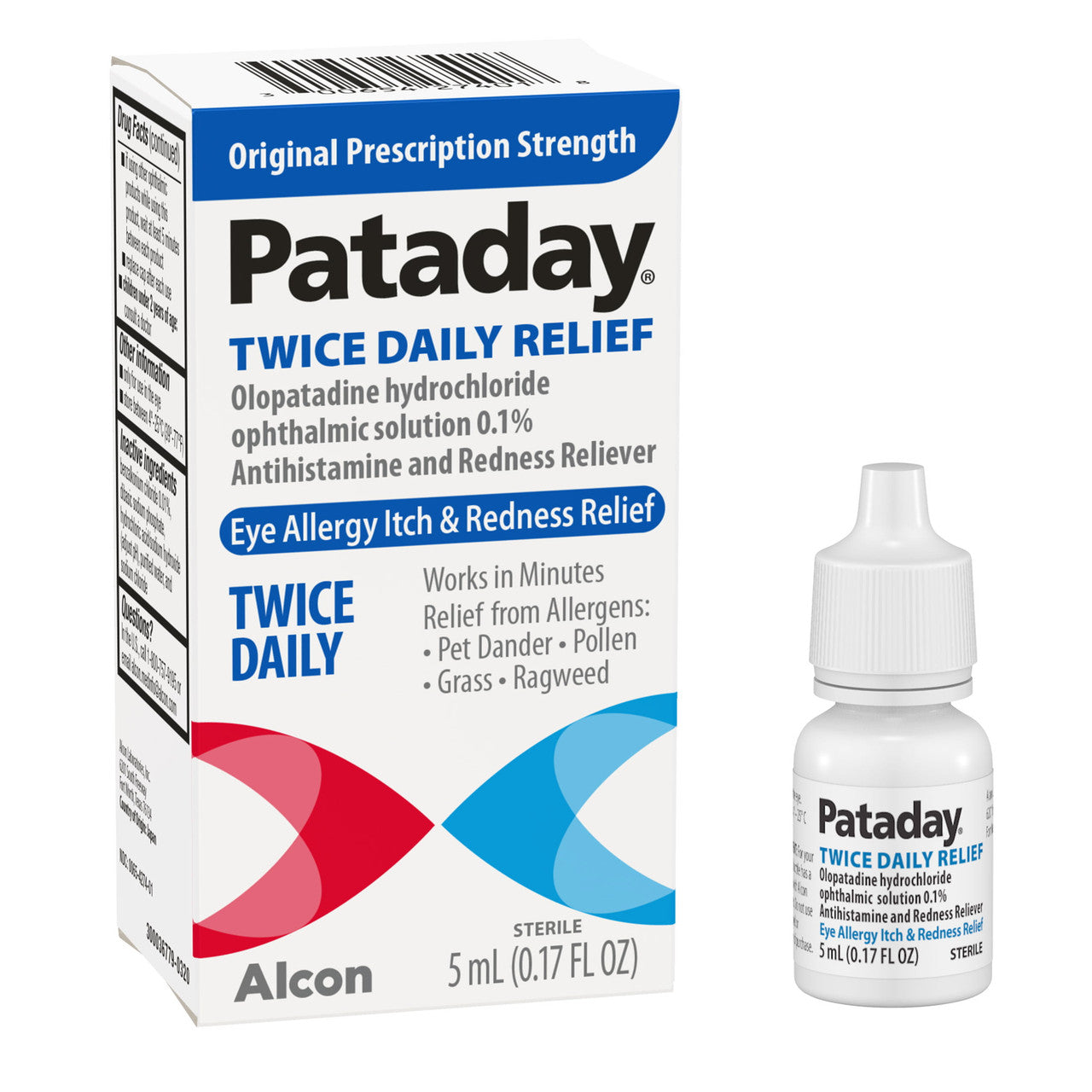 Pataday Twice Daily Eye Care Allergy Relief Eye Drops, 5 ml - GOODSZON Discount Store