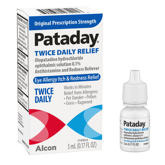 Pataday Twice Daily Eye Care Allergy Relief Eye Drops, 5 ml - GOODSZON Discount Store