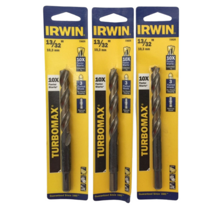 Irwin TurboMax 73626 13/32" Drill Bits Pack of 4 - GOODSZON Discount Store