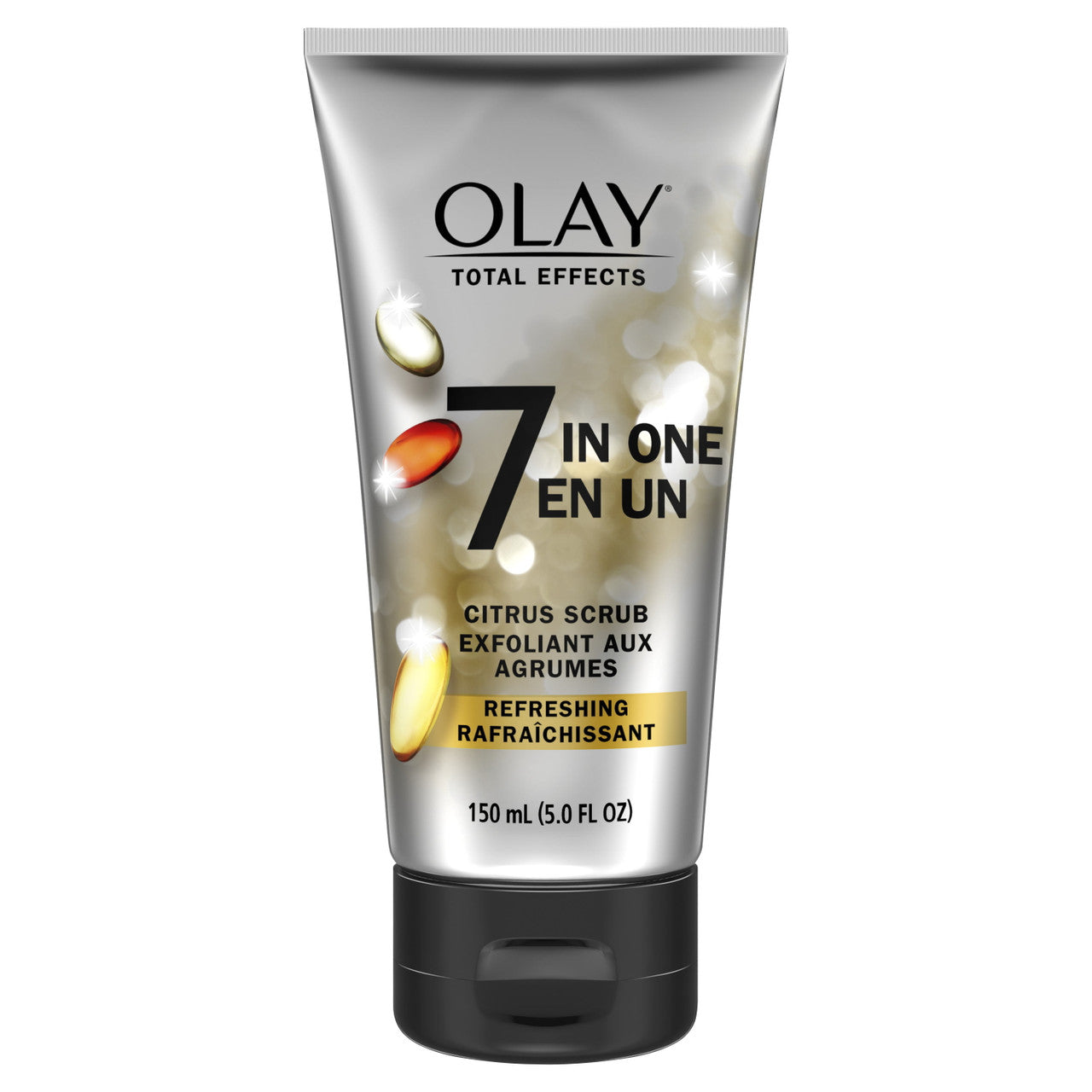 Olay Total Effects Face Wash, 7 in 1 Refreshing Citrus Scrub, 5 fl oz - GOODSZON Discount Store