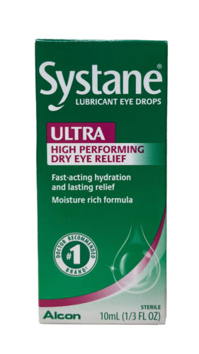Alcon Systane Ultra Lubricant Eye Drops 10 ml Exp 2025 Pack of 2 - GOODSZON Discount Store