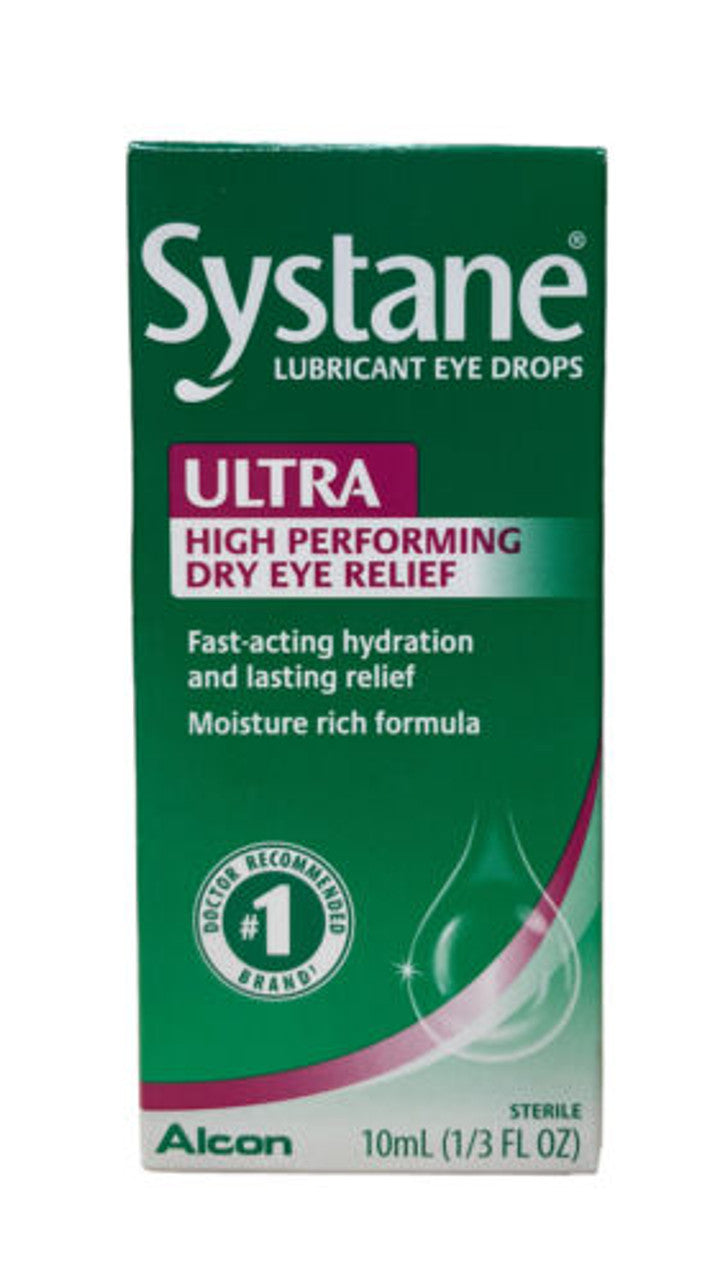 Alcon Systane Ultra Lubricant Eye Drops 10 ml рack of 2 - GOODSZON Discount Store