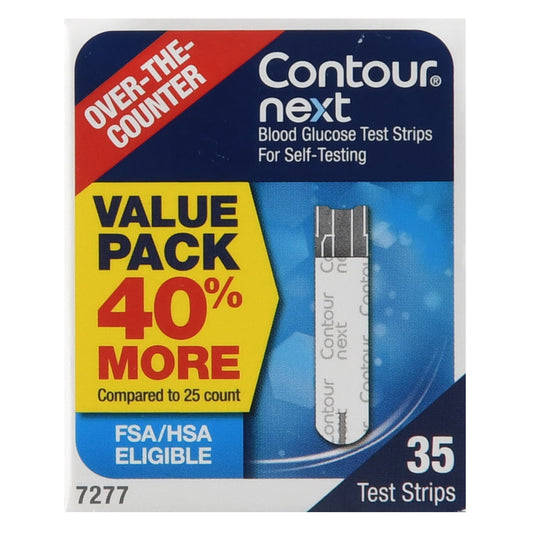 CONTOUR NEXT Blood Glucose Test Strips for Diabetes, 35 Count - GOODSZON Discount Store