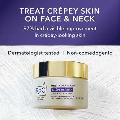 RoC Multi Correxion Anti-Aging Moisturizer, Firming Cream for Dry & Crepey Skin, 1.7 oz - GOODSZON Discount Store