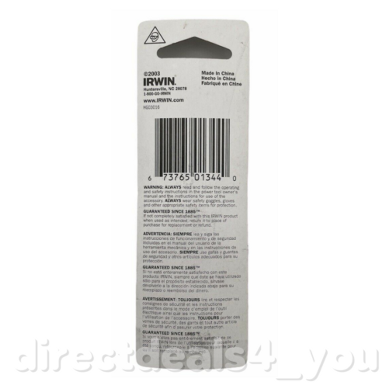 Irwin #3 Phillips Power Bit #3520111C (Pack of 6) - GOODSZON Discount Store