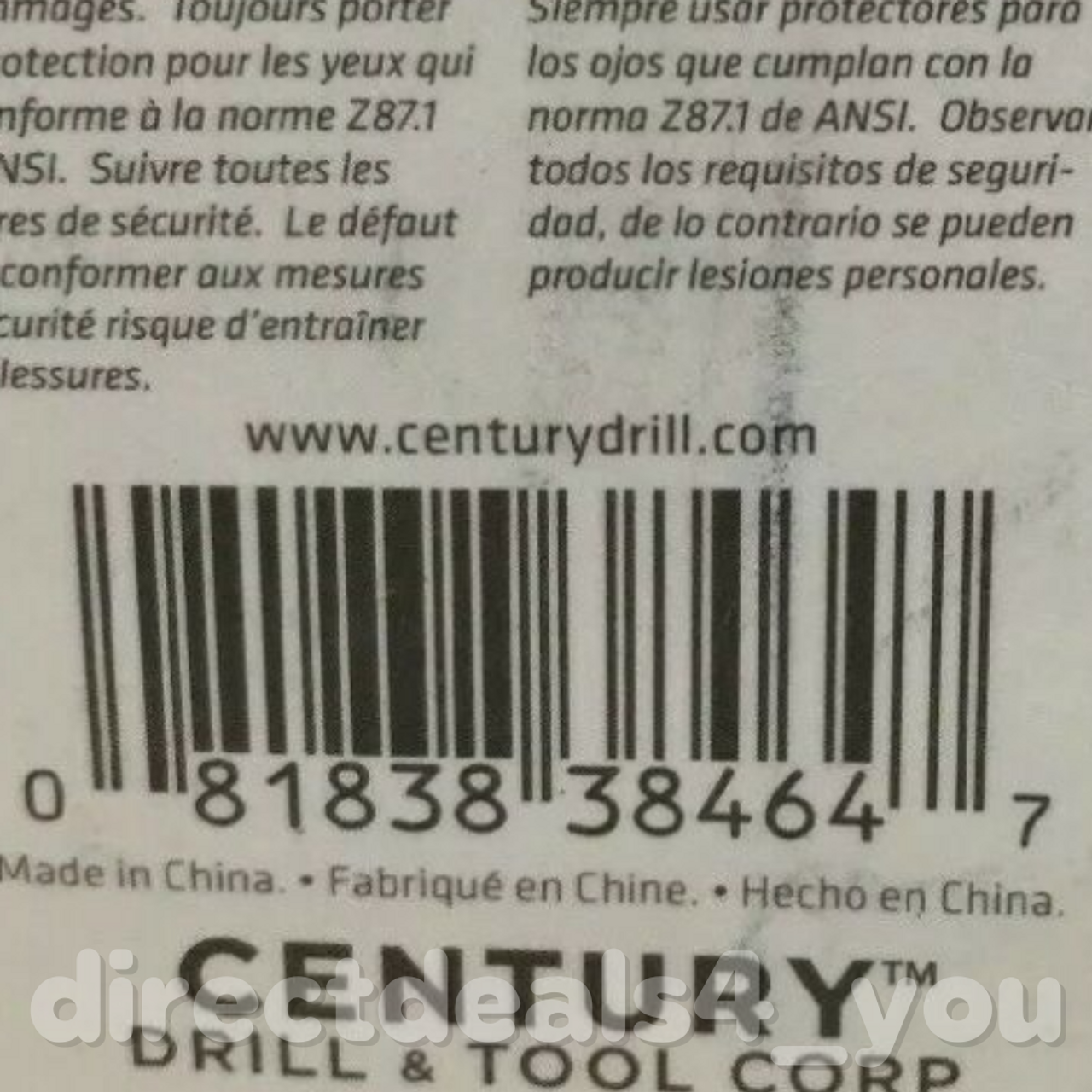 Century Drill & Tool 3/4", 1" Ship Auger Set Pack of 2 - GOODSZON Discount Store