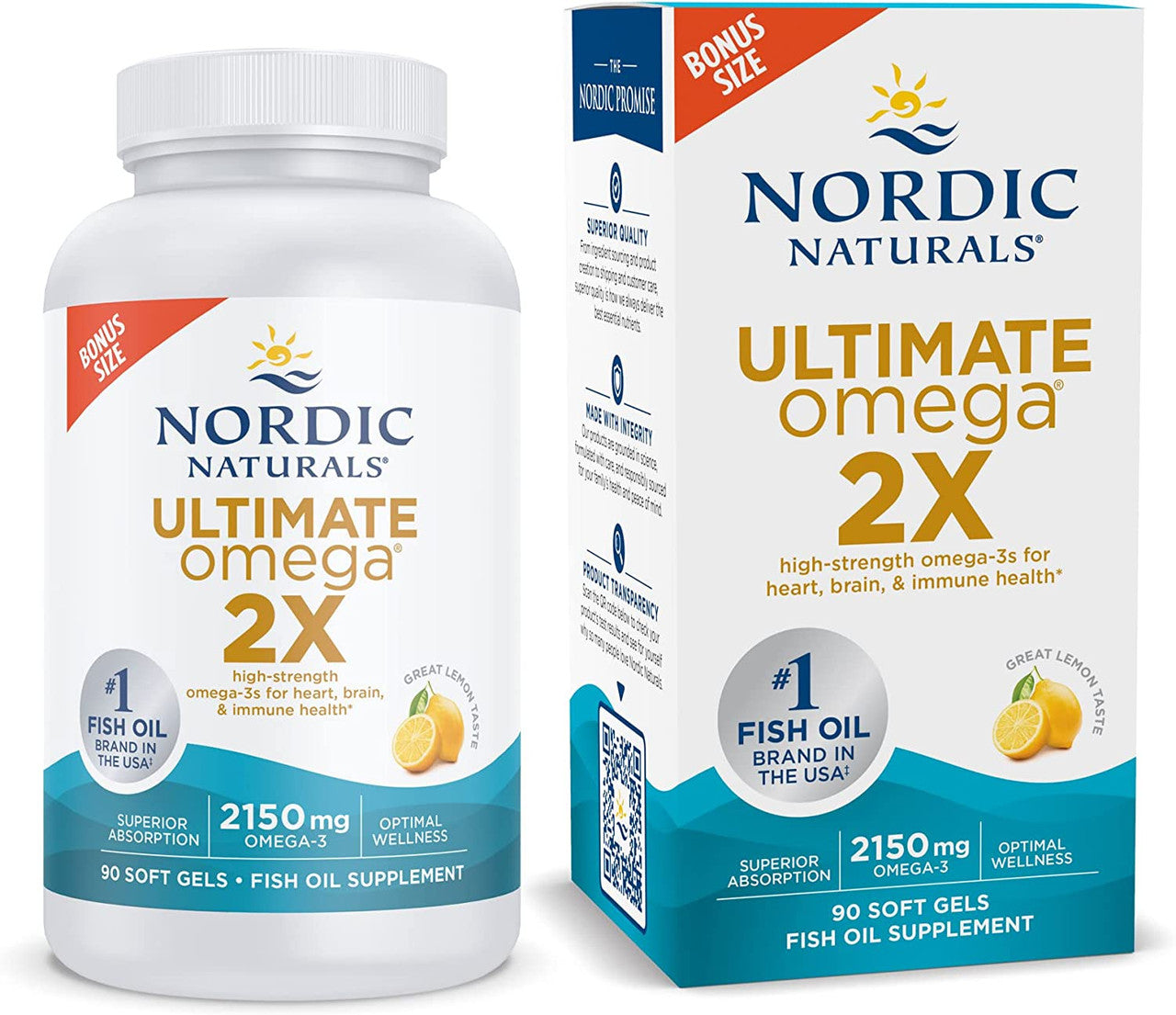 Nordic Naturals Ultimate Omega 2X, 90 soft gels - GOODSZON Discount Store