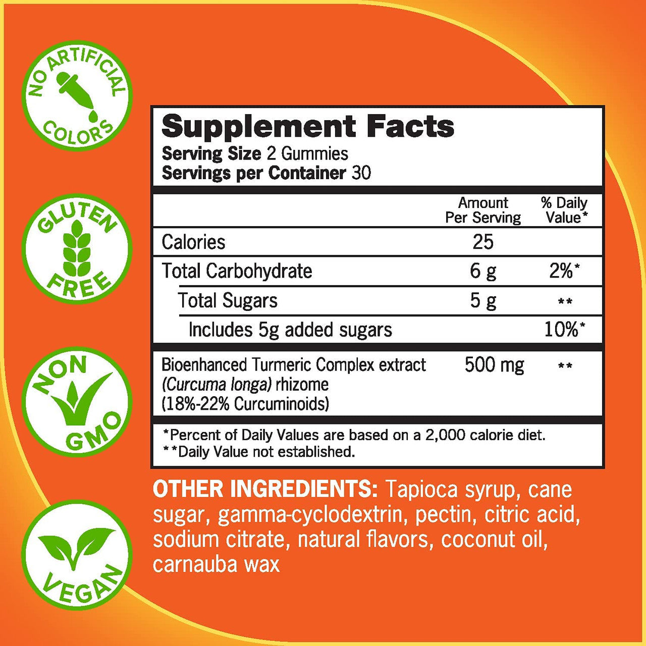 Qunol Turmeric Curcumin Gummies (60 Count) with Ultra High Absorption, 500mg Joint Support Herbal Supplement - GOODSZON Discount Store