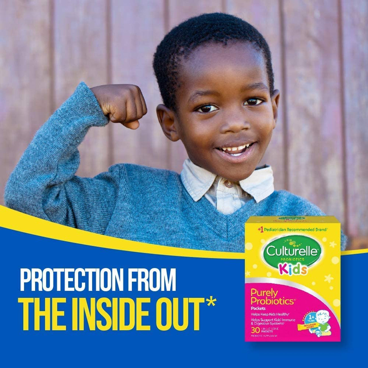 Culturelle Kids Daily Probiotic Supplement for Kids 3+, Supports a Healthy Immune & Digestive System*, 30 Single Packets - GOODSZON Discount Store