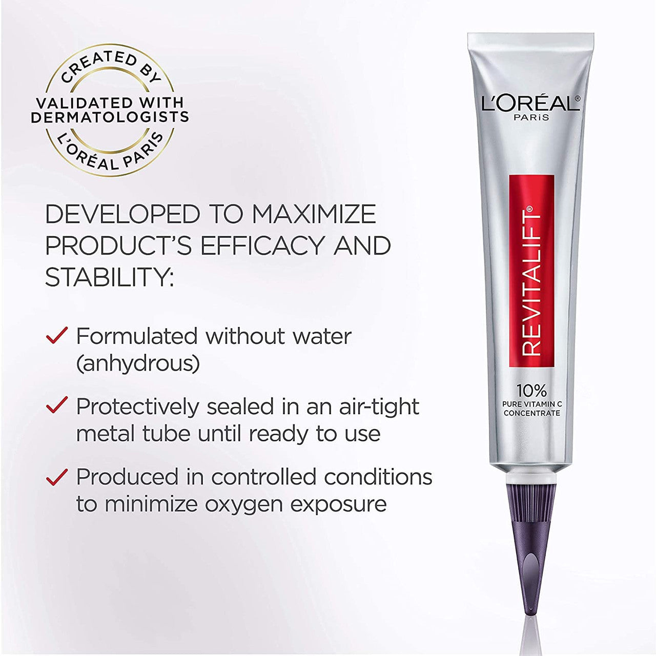 L'Oreal Paris Revitalift Derm Intensives Pure Vitamin-C Face Serum, 1 fl oz - GOODSZON Discount Store