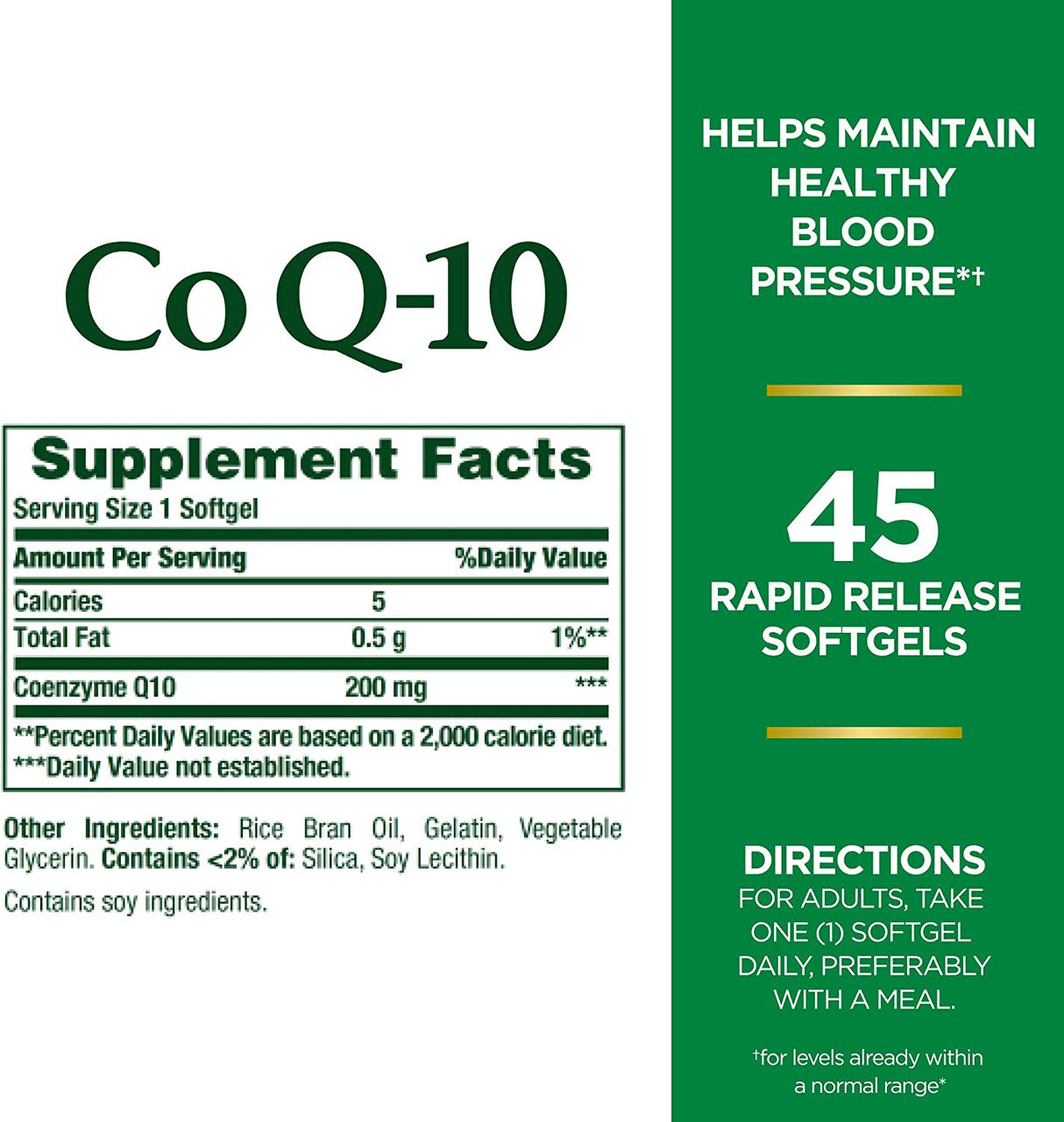 Nature's Bounty Co Q-10 Tablets, Heart Health, 200 Mg, 80 Ct - GOODSZON Discount Store