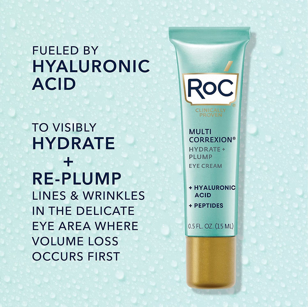 RoC Multi Correxion Hydrate + Plump Eye Cream, 0.5 oz - GOODSZON Discount Store