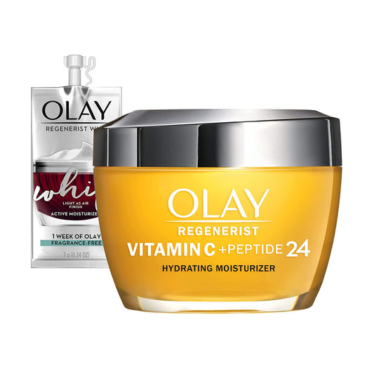 Olay Regenerist Vitamin C + Peptide 24 Face Moisturizer, Trial Size, 0.5 oz - GOODSZON Discount Store