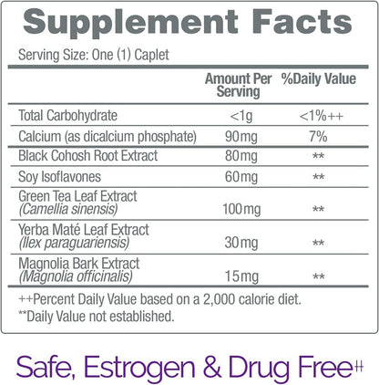 Estroven Stress Relief & Energy Boost for Menopause Relief, Clinically Proven Ingredients Provide Stress & Energy Support, 28 Count - GOODSZON Discount Store