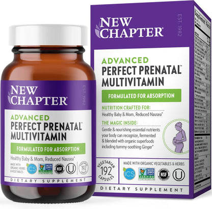 New Chapter Perfect Prenatal Multivitamin Tablets, 192 Ct - GOODSZON Discount Store