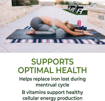 MegaFood Women's 40+ Multivitamin - Multivitamin for Women with Iron, Vitamin C, B12, B6, Choline, and more - Non-GMO, Gluten-Free, Vegetarian & Made without Dairy and Soy - 120 Tabs (60 servings) - GOODSZON Discount Store